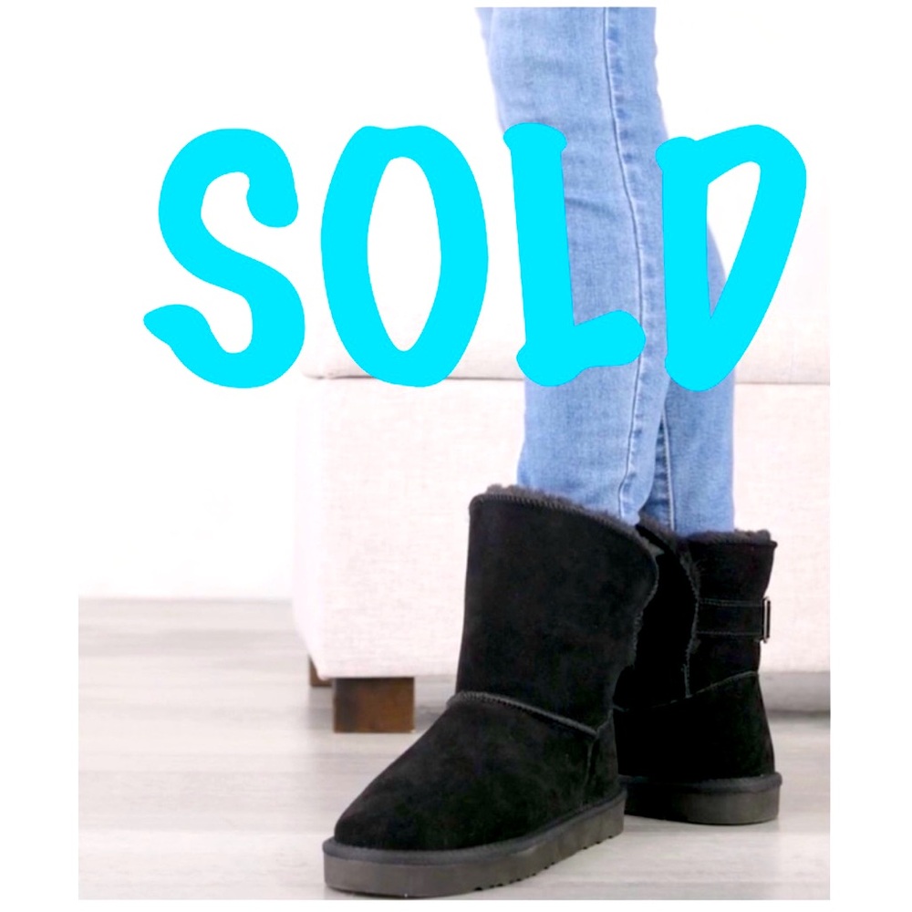 NWOB, Style & Co, BRAND NEW❣️ Black Suede Leather Booties - Picture 1 of 9
